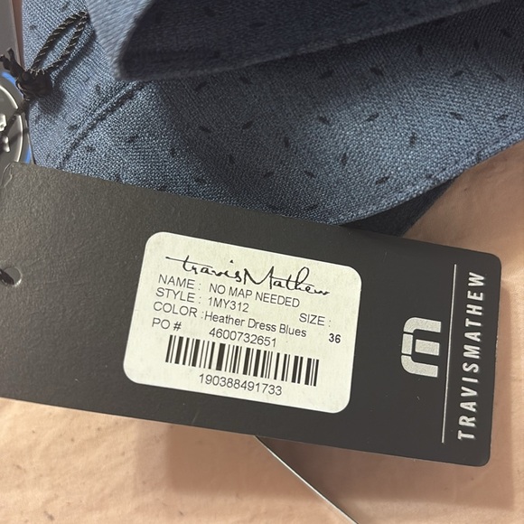 Travis Mathew No Map Needed Golf Shorts 2023 - Picture 4 of 5